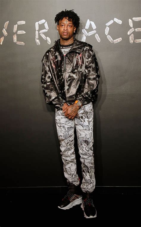 21 savage versace|21 Savage attends the the Versace fall 2019 fashion show at .